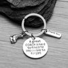 Figure Skating Coach Keychain-A Great Coach is Hard to Find but Impossible to Forget - Sportybella