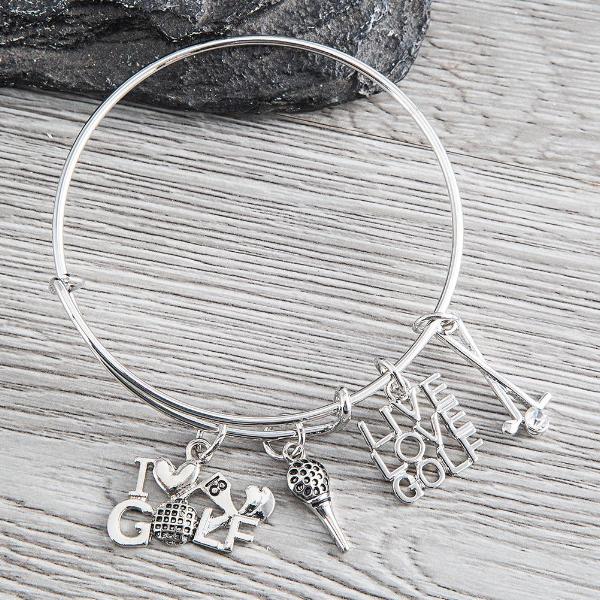 Golf Bangle Bracelet - Sportybella