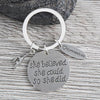 Gymnastics She Believed She Could So She Did Keychain - Sportybella