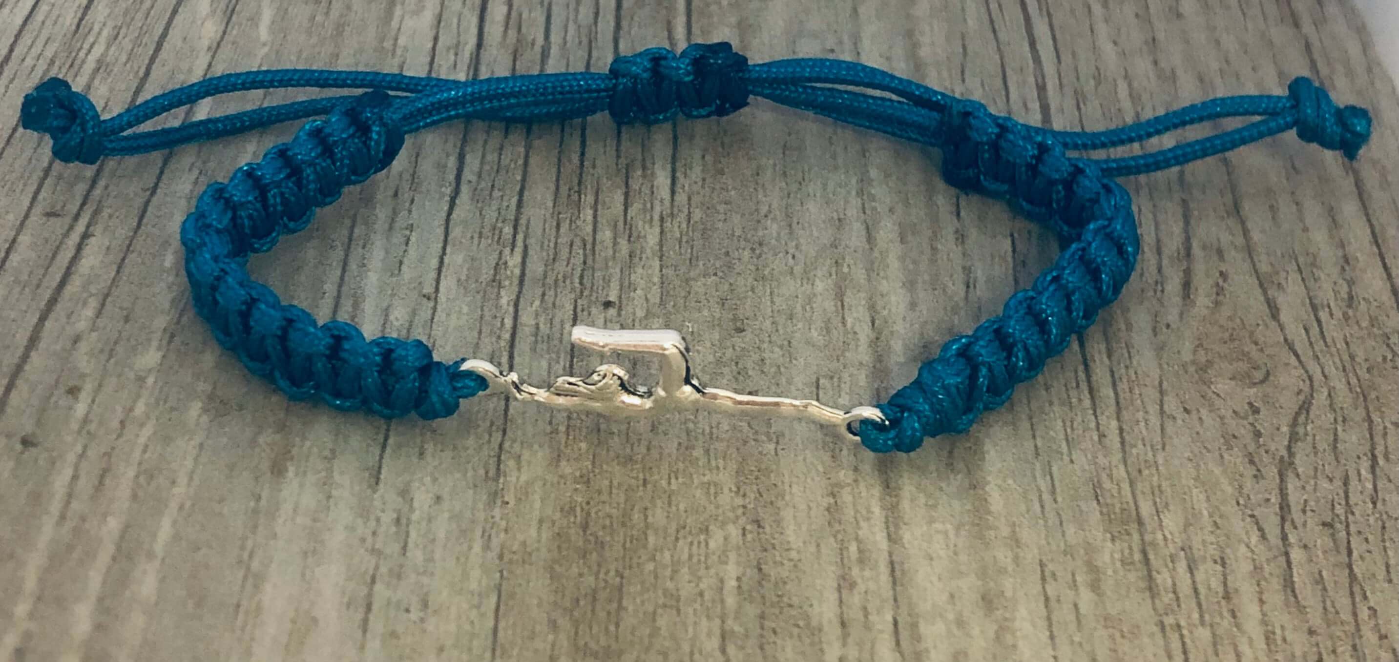 Gymnastics Adjustable Rope Bracelet - Pick Colors | SportyBella