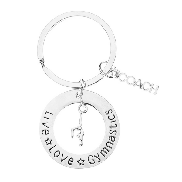 Gymnastics Coach Keychain - Sportybella