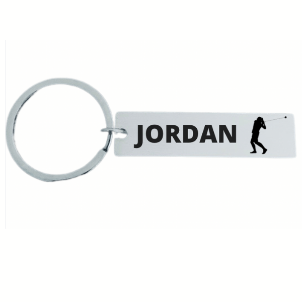 Personalized Track And Field Hammer Throw Keychain