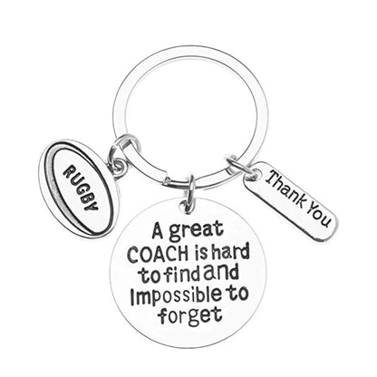Rugby Great Coach is Hard to Find Keychain