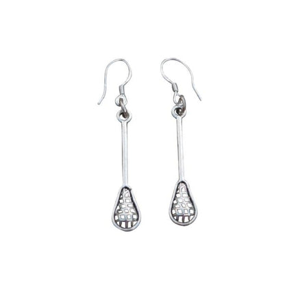 Girls Lacrosse Stick Earrings - Sportybella