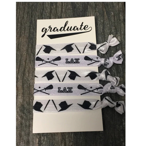 Graduation Lacrosse Hair Ties - Pick