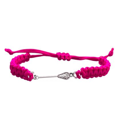 Lacrosse Rope Bracelet in Pink Color