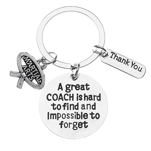 Martial Arts Great Coach is Hard to Find Keychain