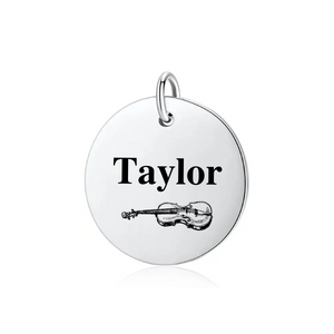 Personalized Violin Charm