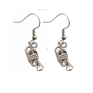 Trumpet Charm Earrings