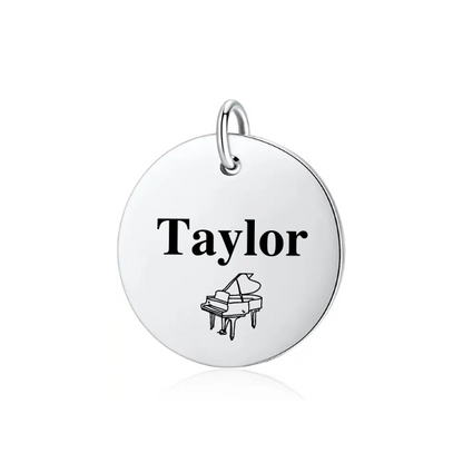 Personalized Piano Charm