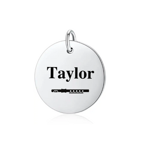 Personalized Flute Charm