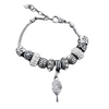 womens Pickleball Charm Beaded Bracelet