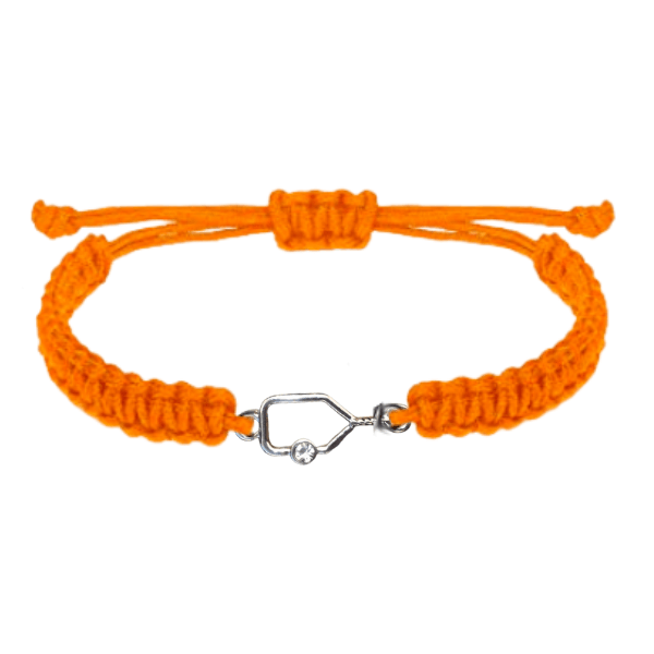 orange pickleball bracelet