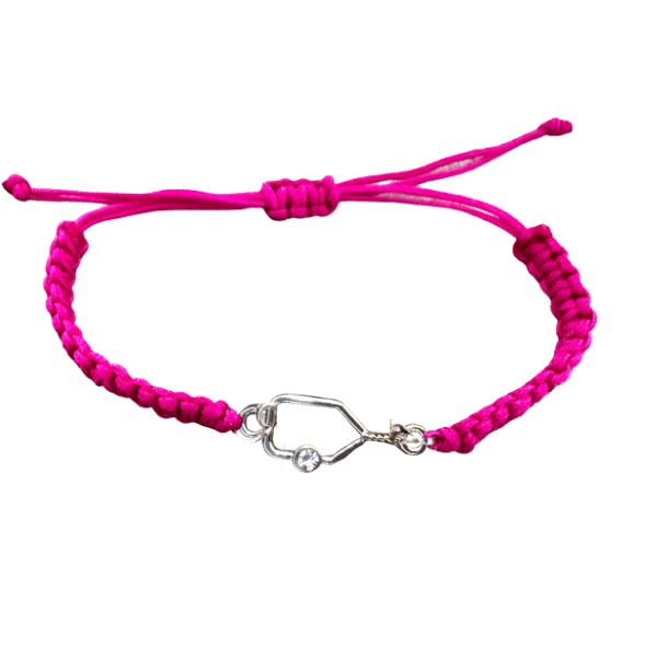pink pickleball bracelet