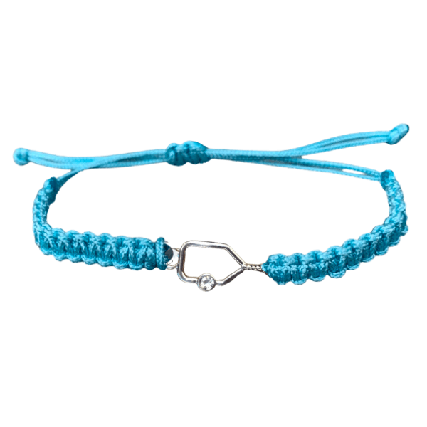 light blue pickleball bracelet