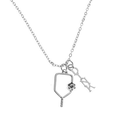 Pickleball Dink Charm Necklace