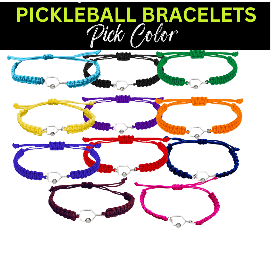 Pickleball Paddle Adjustable Rope Bracelet