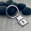 Personalized Engraved Basketball Keychain