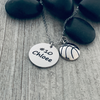 Engraved Basketball Necklace