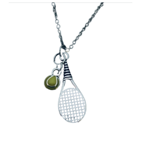 Tennis Charm Necklace