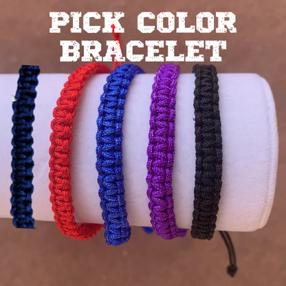 Cheer Rope Bracelet in Different Colors