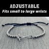 Stylish silver beaded bracelet with realistic golf charm for golf lovers and team gifts