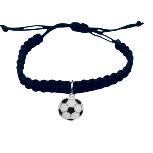Soccer Adjustable Bracelet - Pick Colors & Charms