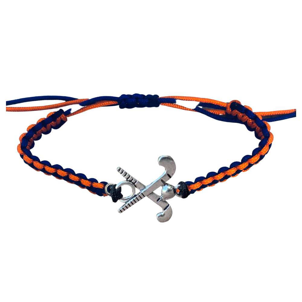 Field Hockey Multi Colored Rope Bracelet - Pick Colors