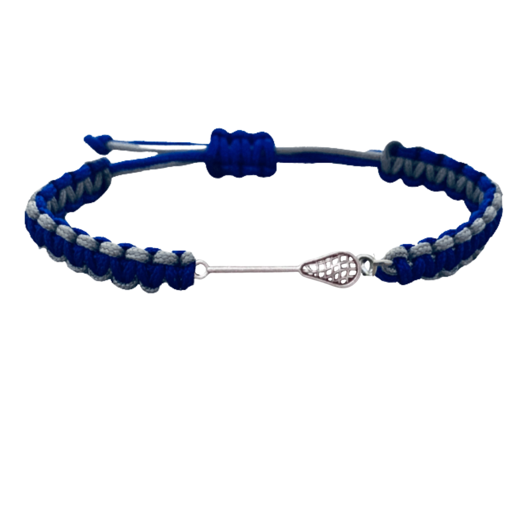 Lacrosse 2 Color Adjustable Rope Bracelet