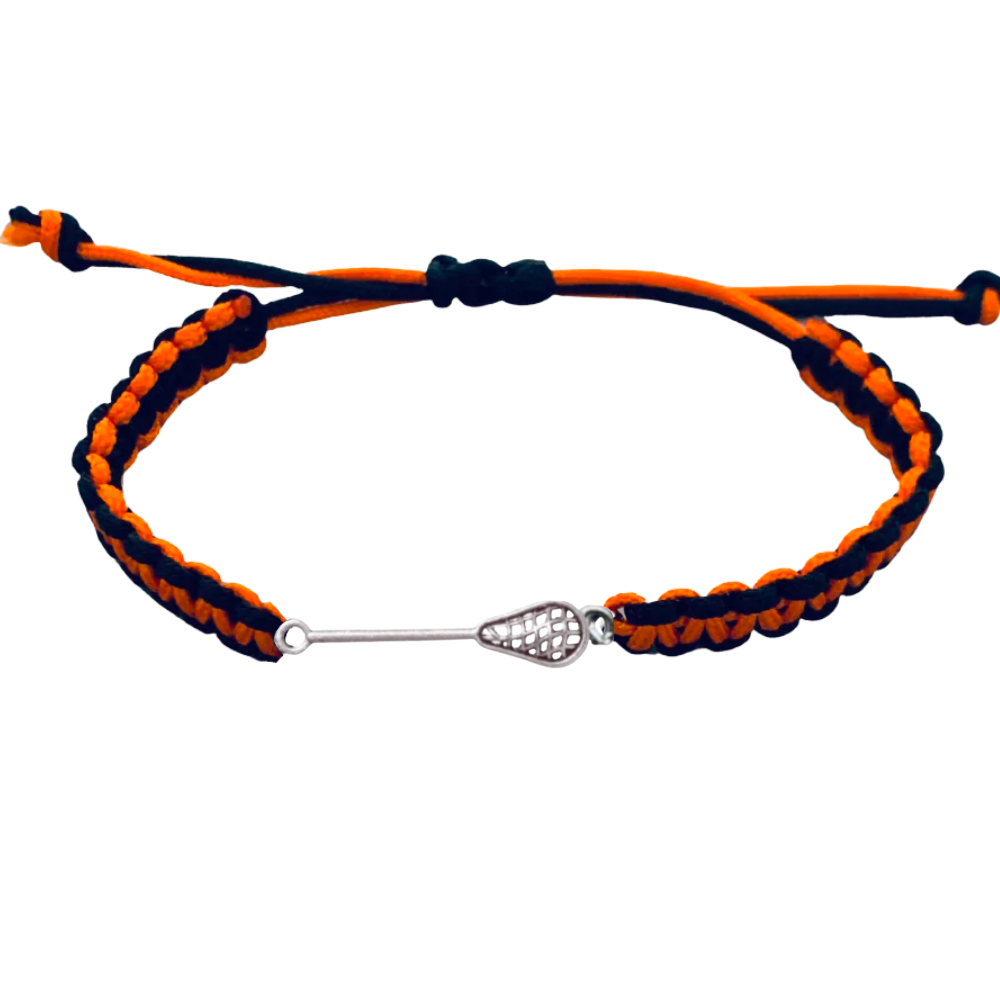 Lacrosse 2 Color Adjustable Rope Bracelet