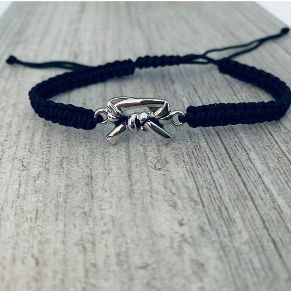 Martial Arts Black Belt Bracelet