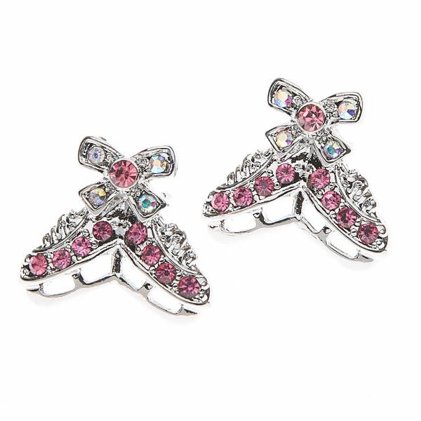 Figure Skating Rhinestone Earrings - Sportybella