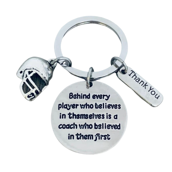 Football Coach Keychain - Behind Every Player