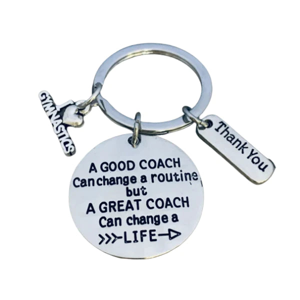 Gymnastics Coach Keychain - Change Life