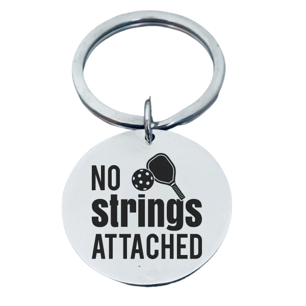 Pickleball Keychain - No Strings Attached
