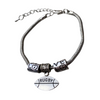 Rugby Bracelet - Silver Love