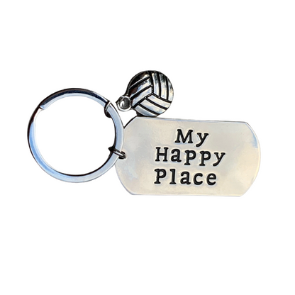 Volleyball Keychain- My Favorite Place