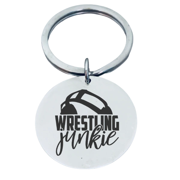 Wrestling Junkie Keychain