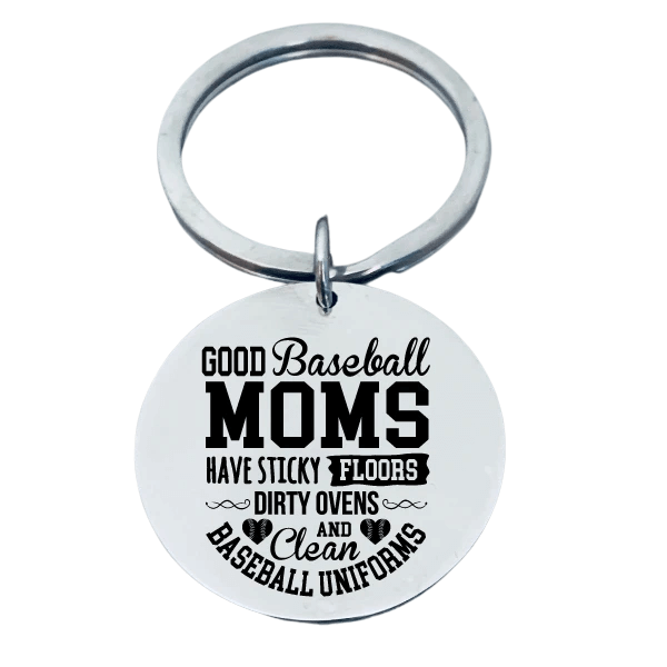 Baseball Mom Keychain