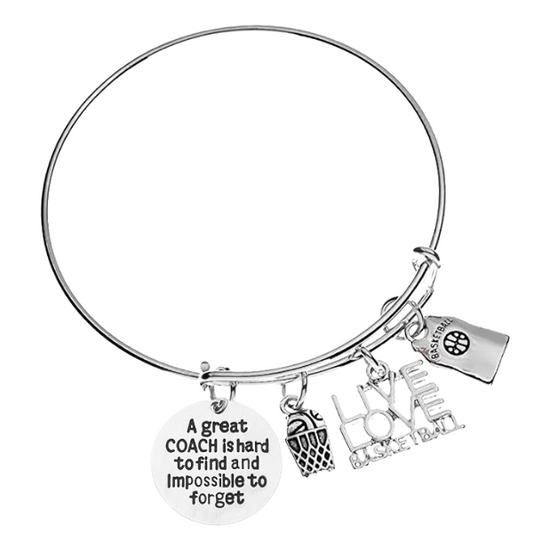 Great Coach is Hard to Find But Impossibe to Forget Charm Bracelet