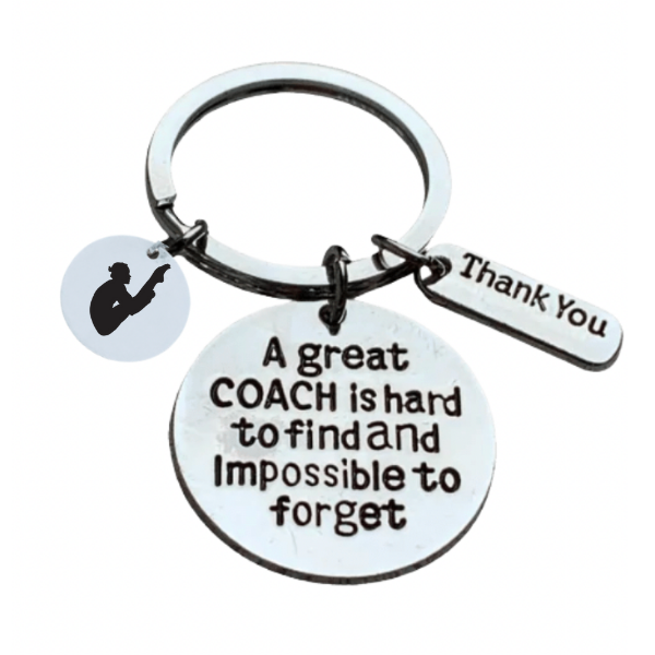 Diving Coach Keychain - Great Coach is Hard to Find