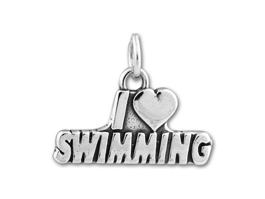 Love Swimming Charm