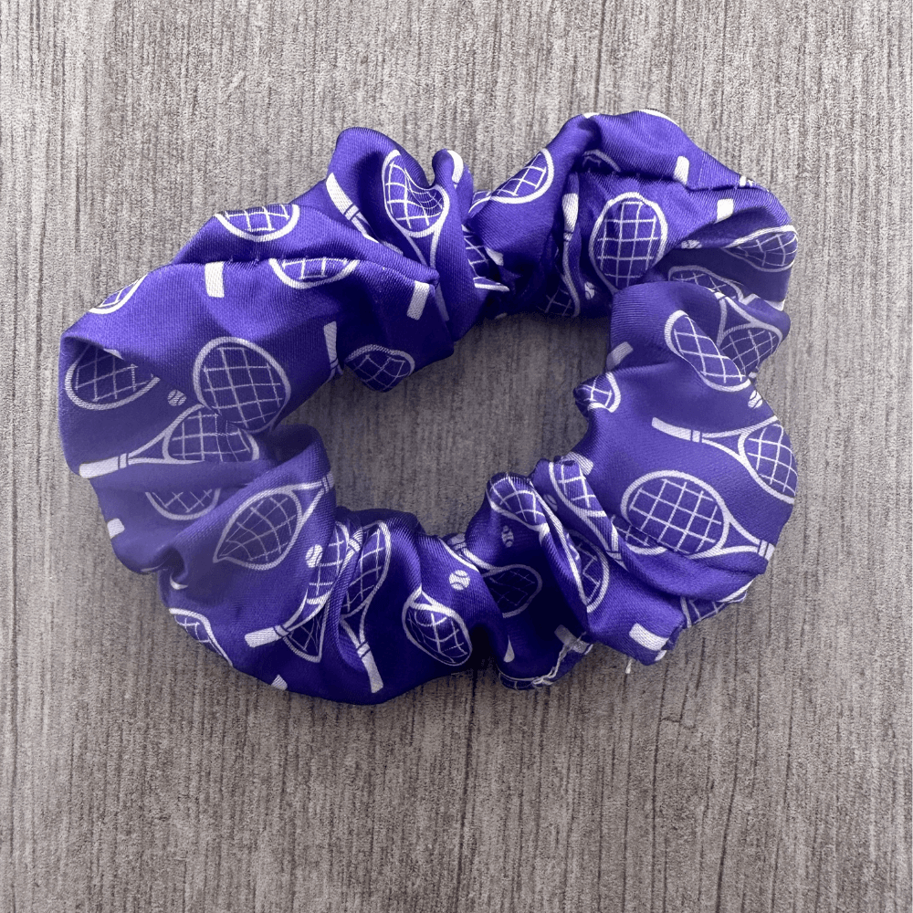 Purple Tennis Scrunchie