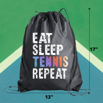Tennis Drawstring Bag