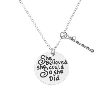Baton Twirling She Did Necklace - Sportybella