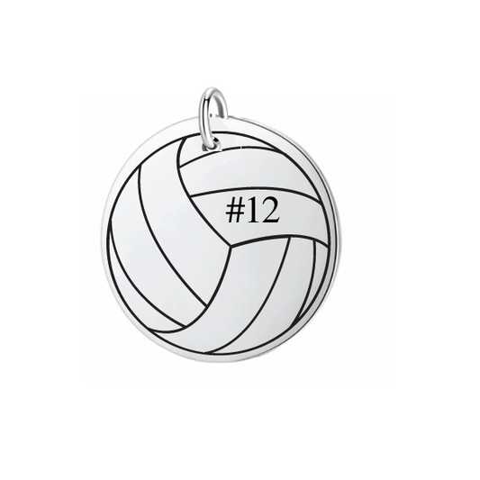 Personalized Volleyball Charm