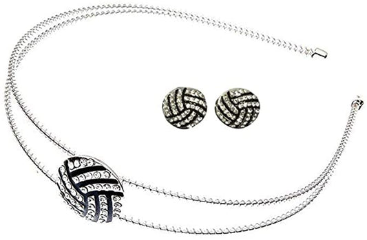 Volleyball Headband and Earring Set