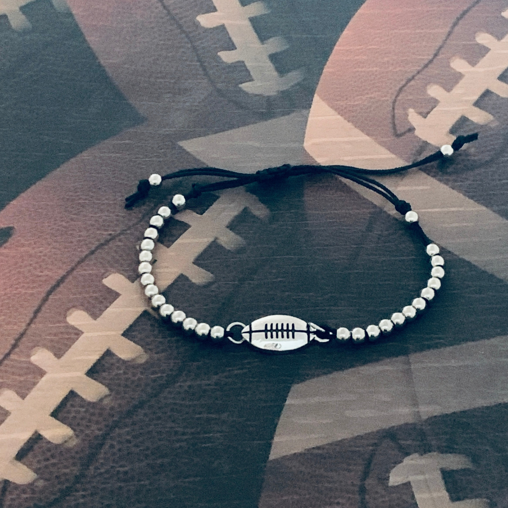 Football Rope Bracelet - Football Mom Gift