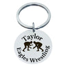 Personalized Engraved Wrestling Keychain