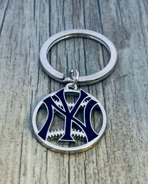 New York Yankees Inspired Keychain Key Chain Yankees Merch 